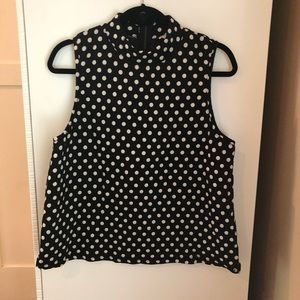 Anthropologie Postmark Polka Dot Top
